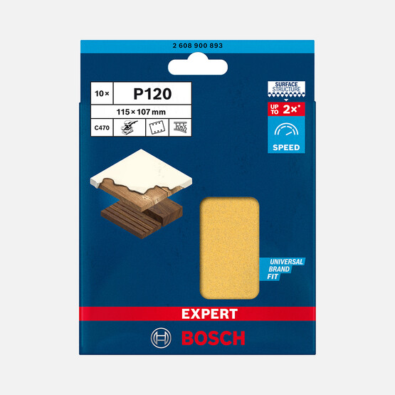 Bosch Exp Zımpara Exc470, S1261, G120 Hook&Loop
