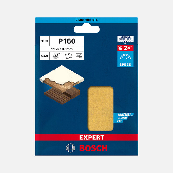 Bosch Exp Zımpara Exc470,S1261,G180 Hook&Loop 10'lu