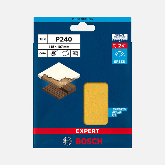 Bosch Exp Zımpara Exc470,S1261,G240 Hook&Loop 10'lu