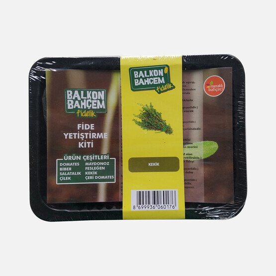Balkon Bahçem Kekik Fide Yetiştirme Kiti