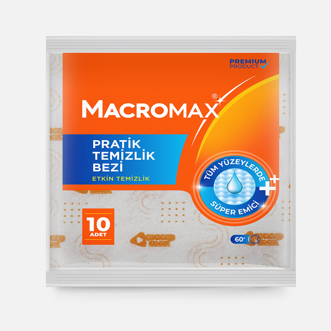    Macromax Pratik Temizlik Bezi  