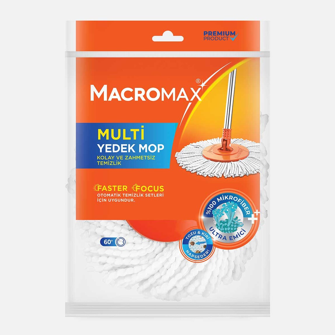    Macromax Faster Yedek Mop  