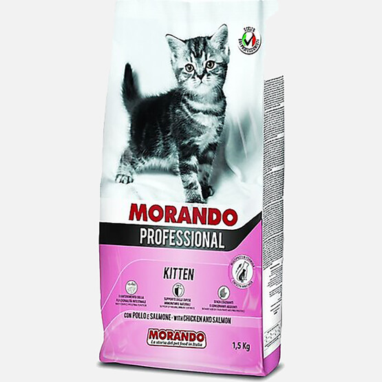 Morando Tavuklu ve Somonlu Yavru Kedi Maması 1,5kg