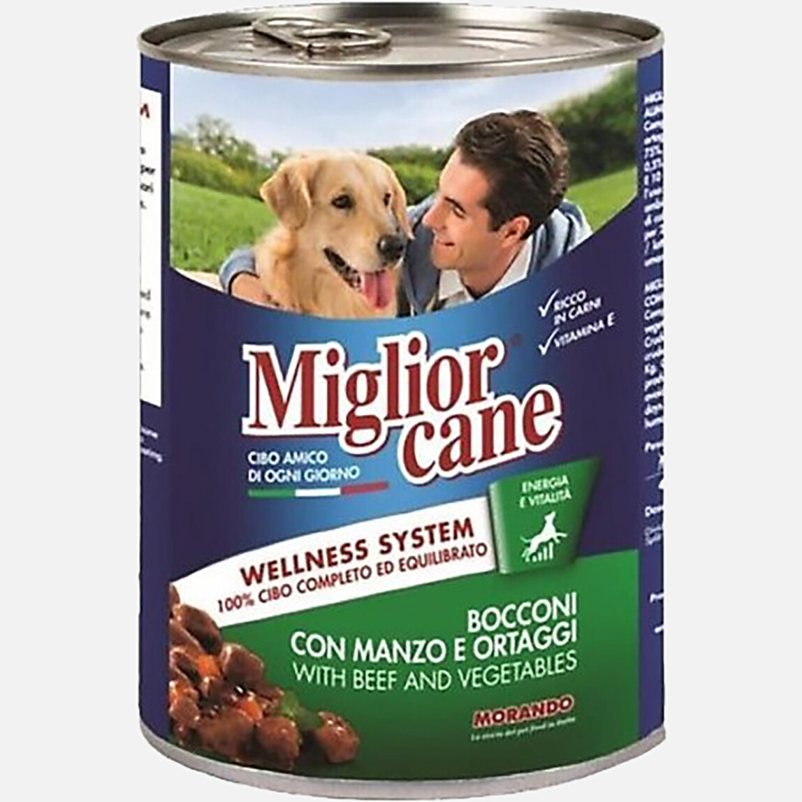    Morando Biftek ve Sebzeli Konserve Köpek Maması 405gr 