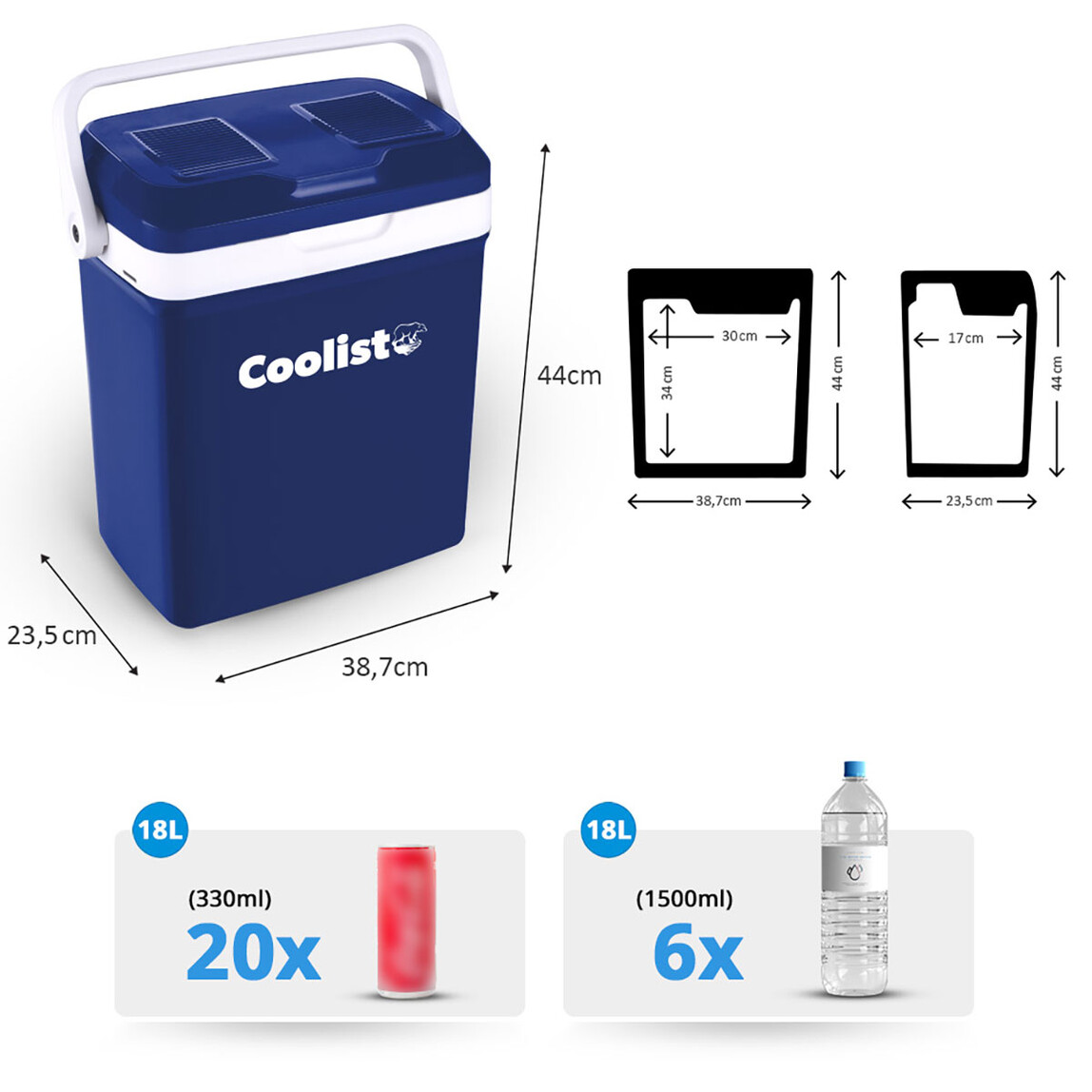 Coolist CLT18 Sıcak Soğuk Oto Buzdolabı_3