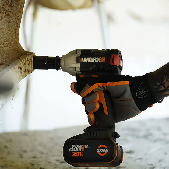 Worx WX272.9 20Volt 300Nm Kömürsüz Profesyonel Somun Sıkma (Akü Dahil Değildir) 