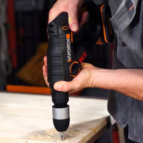 Worx WX394.3 20Volt 2.0Ah. Li-ion 1.5J Profesyonel SDS-Plus Pnömatik Şarjlı Matkap + 9 Adet Uç + Mandren 