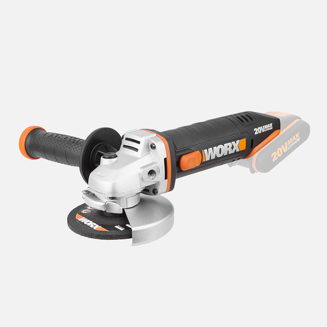    Worx WX800.9 20Volt 115mm Profesyonel Avuç Taşlama (Akü Dahil Değildir)  