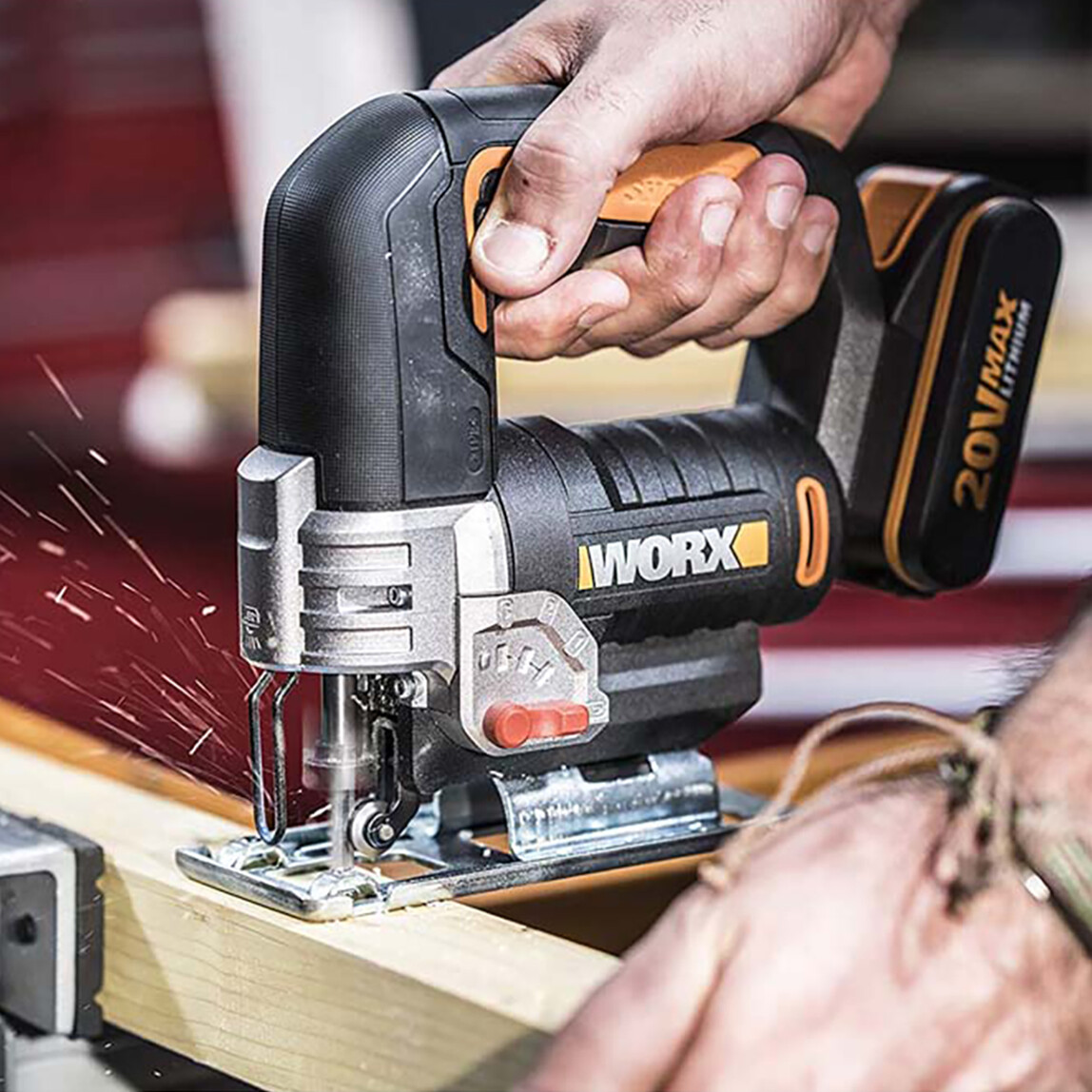    Worx WX543.9 20Volt Profesyonel Dekupaj Testere (Akü Dahil Değildir)  