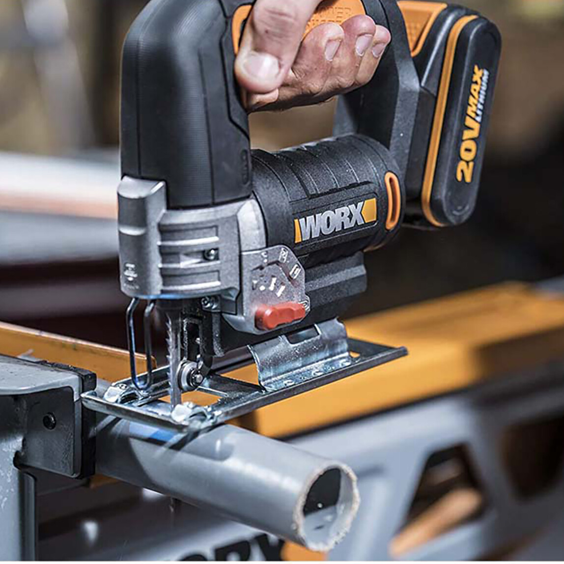    Worx WX543.9 20Volt Profesyonel Dekupaj Testere (Akü Dahil Değildir)  