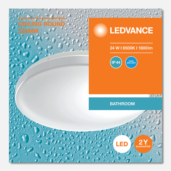 Ceiling Round 325 24W 865 Ip44E Led Plafonyer 24W Beyaz 