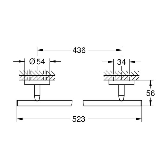 Grohe Start Cosmo Uzun Havluluk 52cm