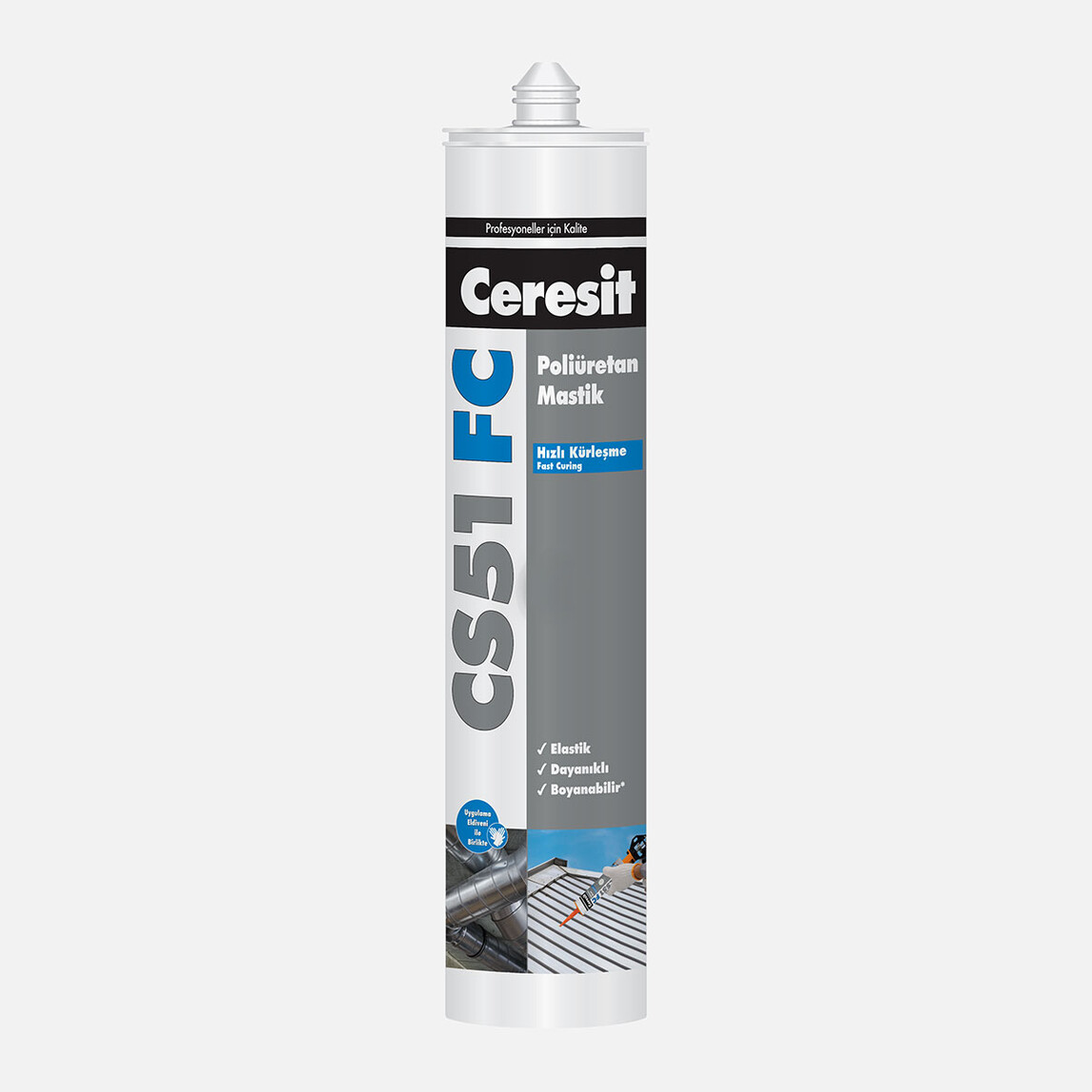    Ceresit CS 51 Poliüretan Mastik Siyah 280 ml 