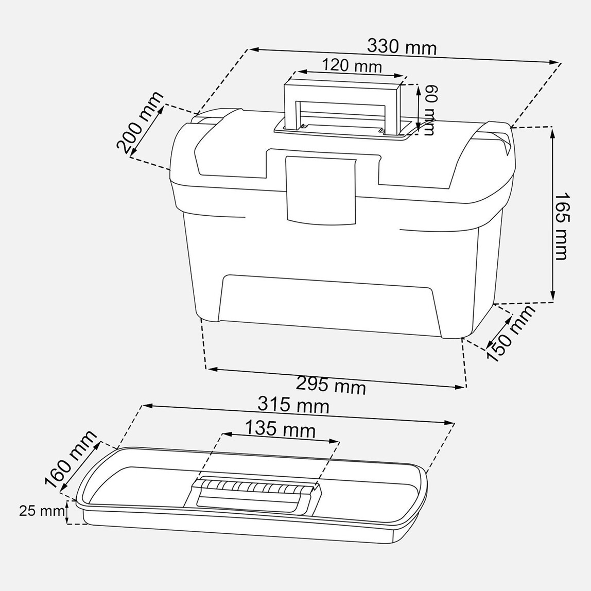   Keter Herobox 13'' Takım Çantası 
