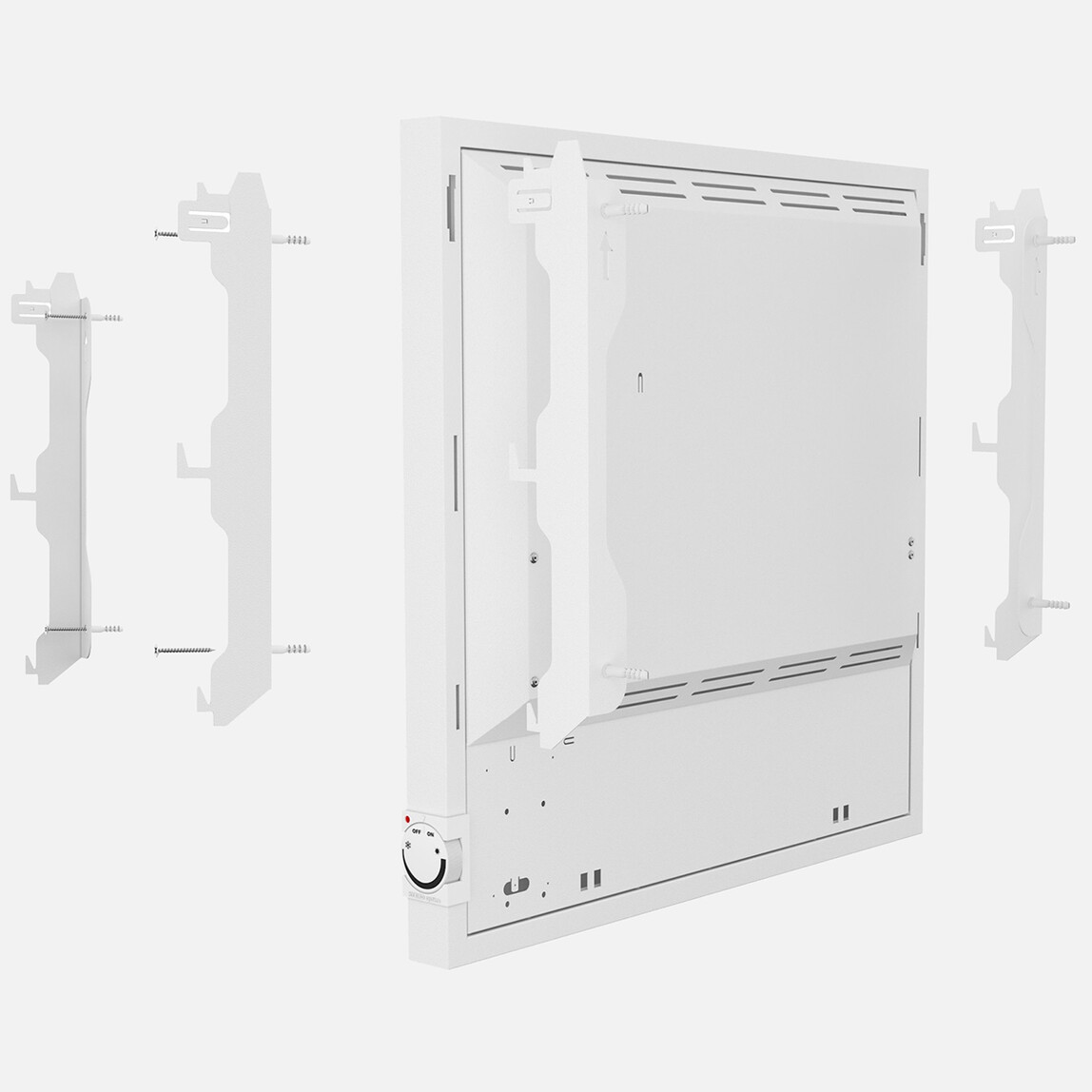    Kuas Conveco Basicline Manuel Termostatlı 1000W Elektrikli Panel Isıtıcı  