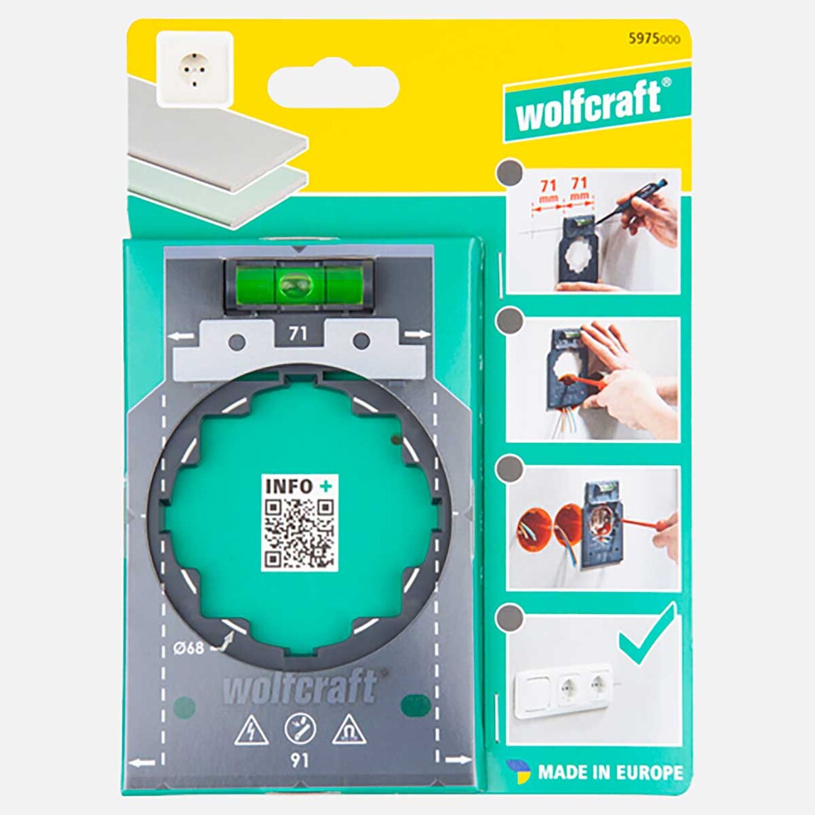    Wolfcraft İşaretleme Ve Hizalama Şablonu   