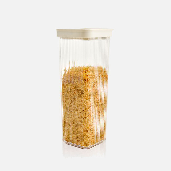 Dünya Plastik 2150ml Kare Saklama Kavanozu 