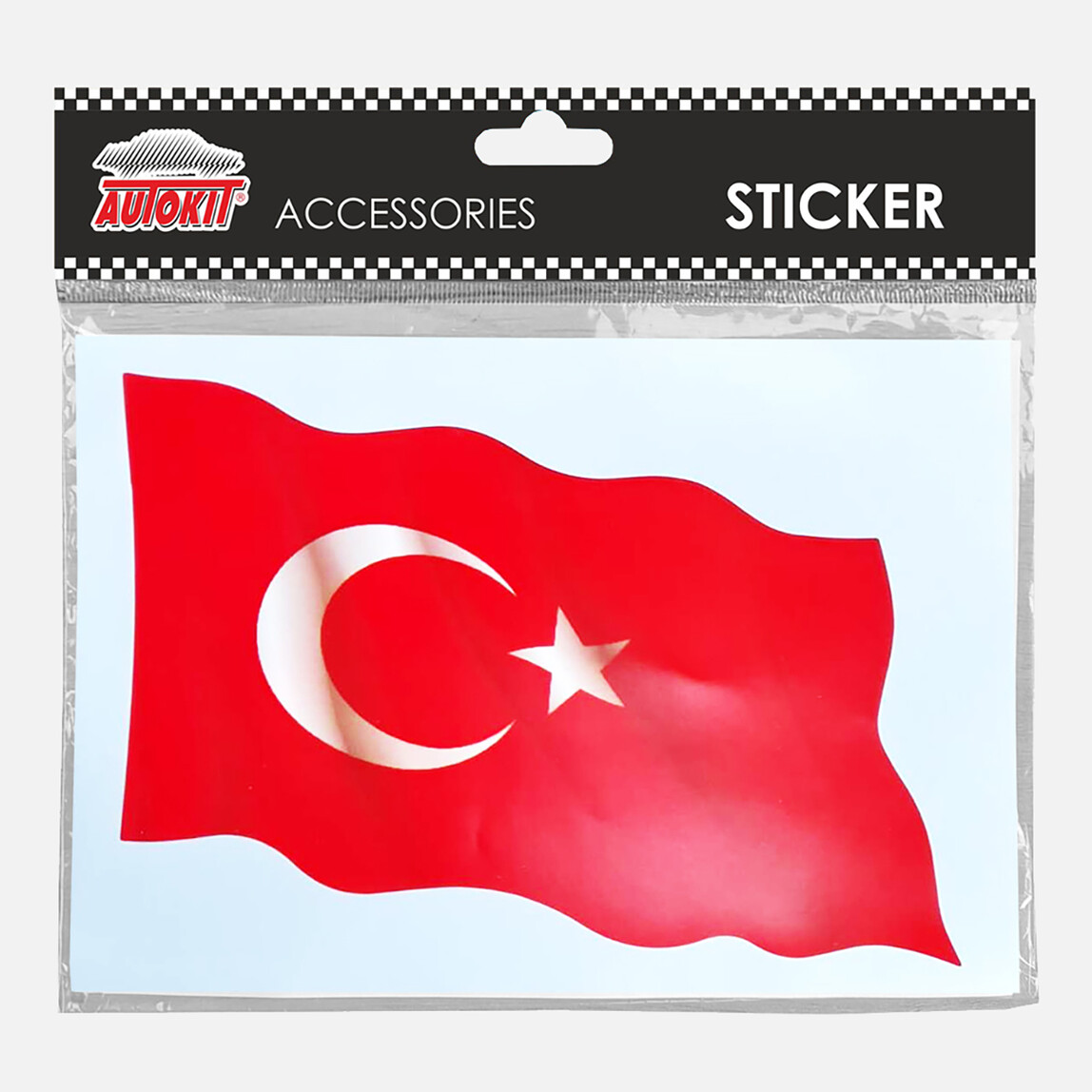    Autokit Oto Sticker Türk Bayrak 