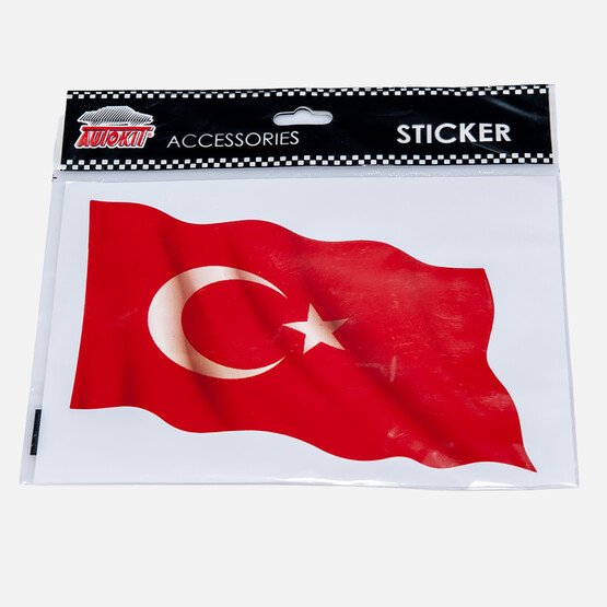 Autokit Oto Sticker Türk Bayrak