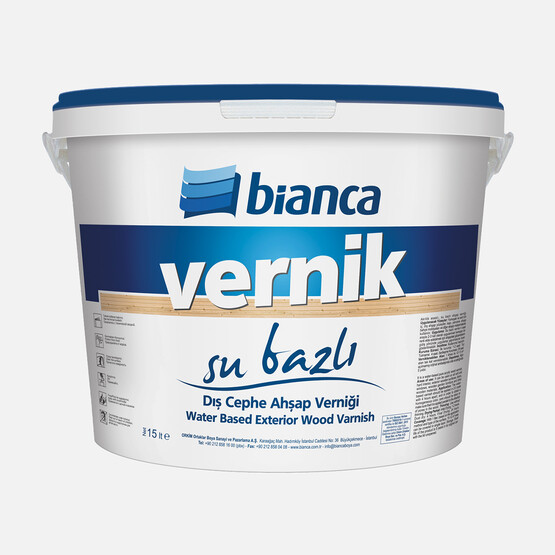 Bianca 15 L Su Bazlı Vernik Şeffaf 