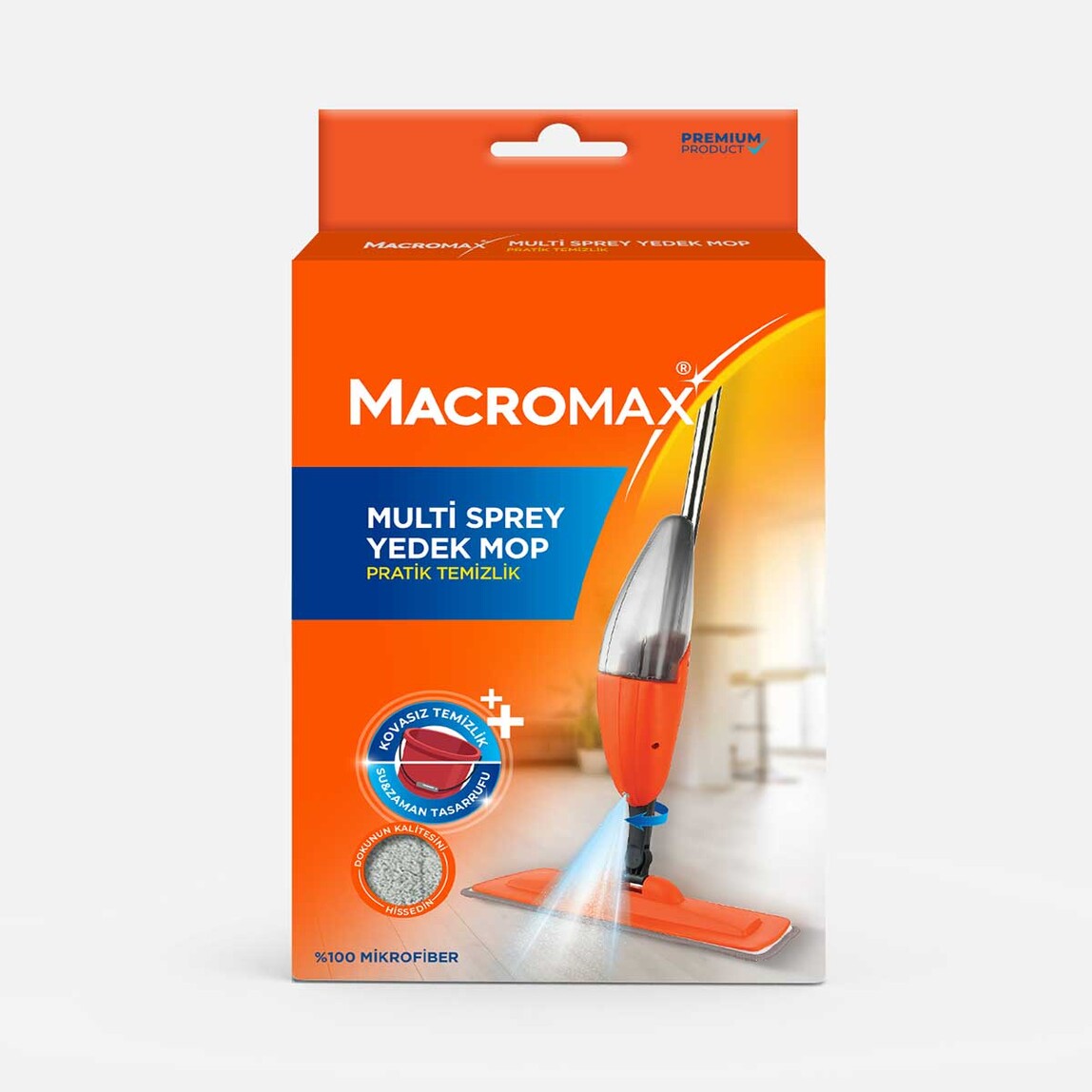    Macromax Clean&Wonder Sprey Yedek Mop  