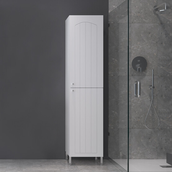 Bonitobagno Riano 40 cm Banyo Boy Dolabı Beyaz