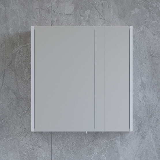 Bonitobagno Coste Beyaz Aynalı 65 cm Üst Banyo Dolabı