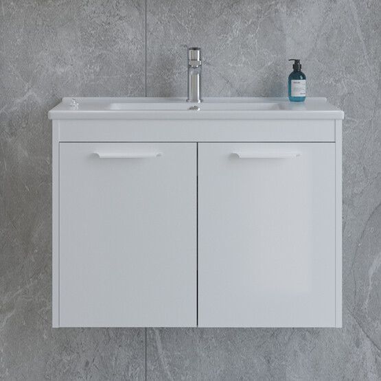 Bonitobagno Coste 85 cm Banyo Dolabı Alt Modül Beyaz