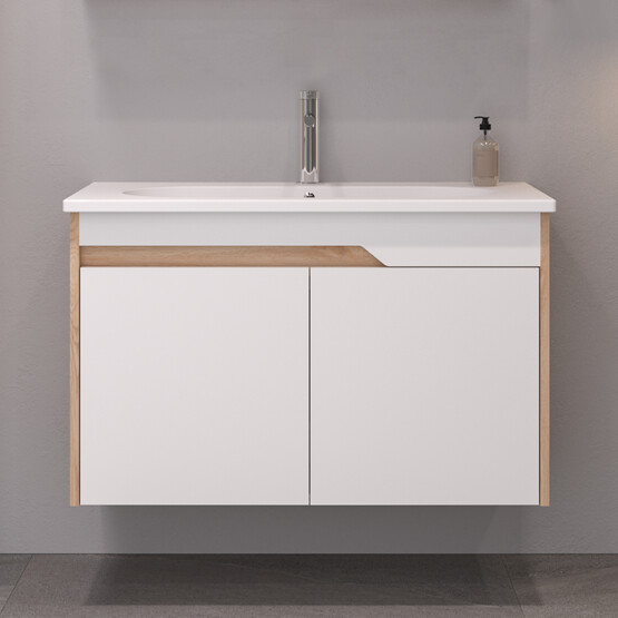 Bonitobagno Salvo 100 cm Banyo Dolabı Alt Modül Beyaz