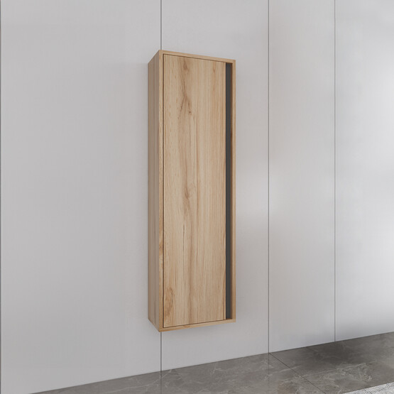 Bonitobagno Alberi Legnano 40 cm Banyo Boy Dolabı Açık Ceviz