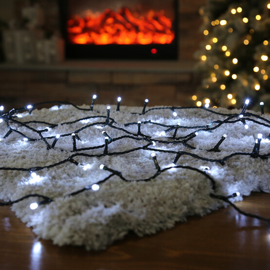 Dekoratif 100 Led 10 Metre Ip44 Işık Zinciri Beyaz