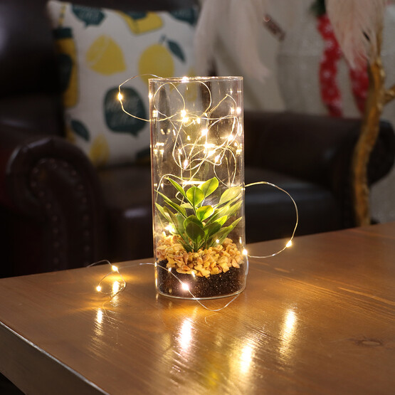 Dize 30 Led Sarı Işık 3 Metre  