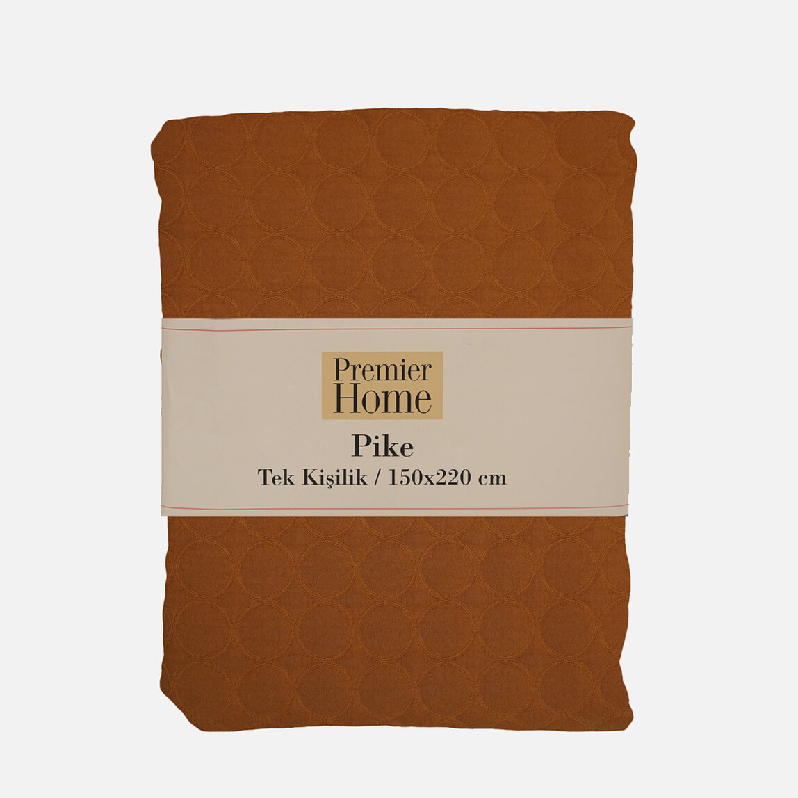    Premier Home Jakar Retro Tek Kişilik Pike Tarçın  