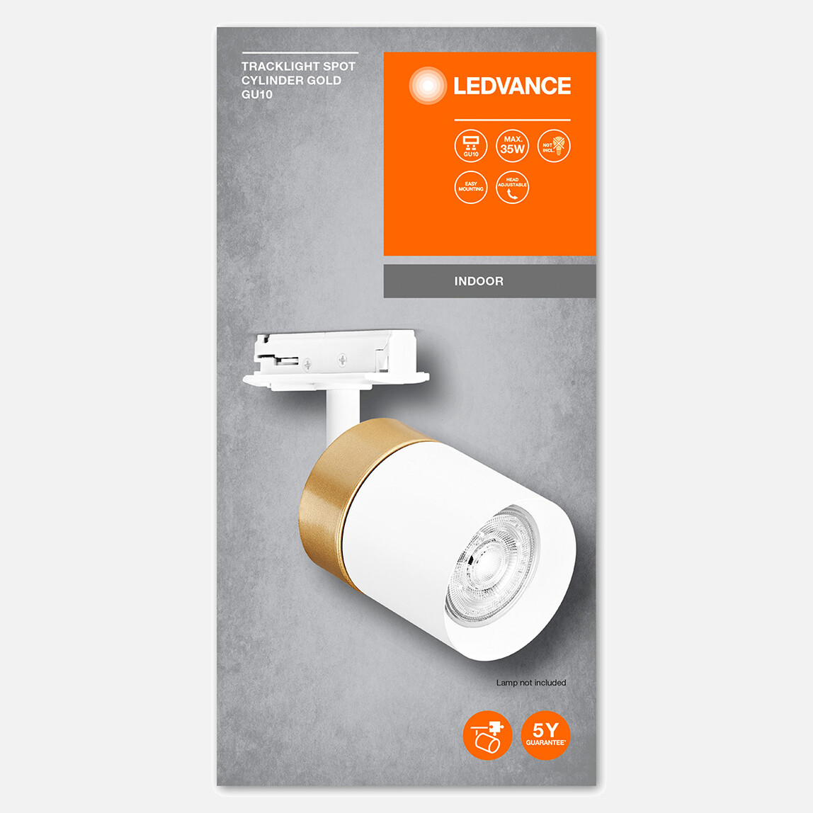    Ledvance Tracklight Cylinder GD WT Beyaz Gu10 Tekli Sıva Üstü Led Spot 