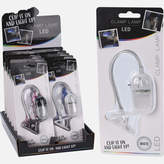 Led Mandallı Okuma Lambası   