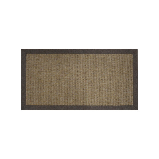 Güven Collection Nature Rustic Bordürlü Sisal Halı Kahverengi 160x230 cm