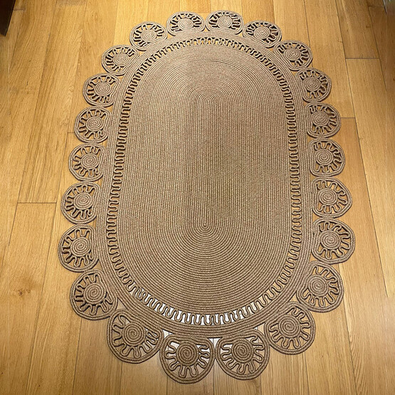 Etc Miray Jüt Halı Bej 120x180 cm