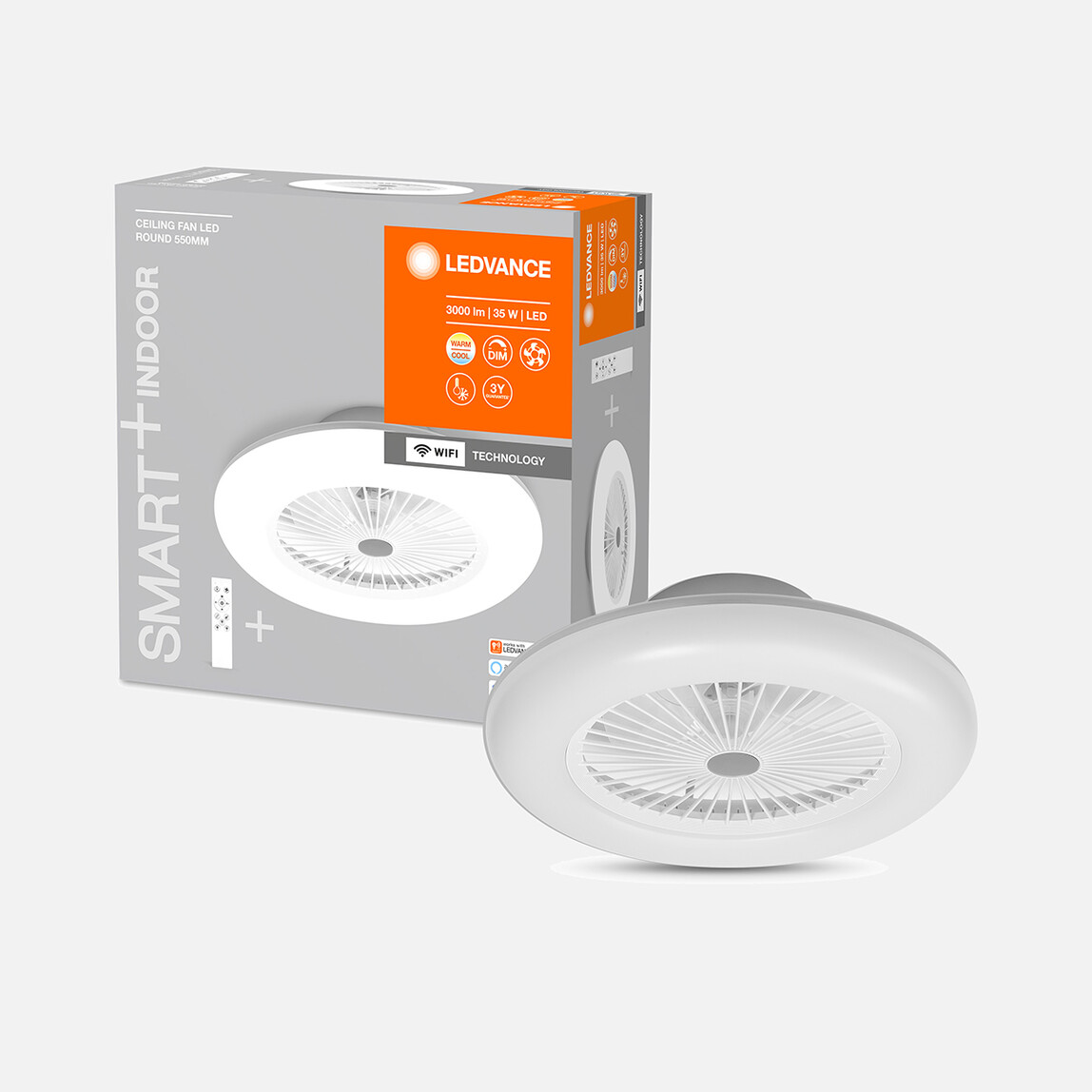    Ledvance Smart Wifi 4100 Lümen Ceiling Aydınlatma Fan Beyaz  