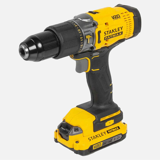 Stanley Fatmax  Scd718D2K-Tr 18V 2.0Ah V 20 Li-ion Çift Akülü Darbeli Matkap 