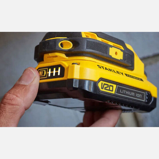 Stanley Fatmax  Scd718D2K-Tr 18V 2.0Ah V 20 Li-ion Çift Akülü Darbeli Matkap 