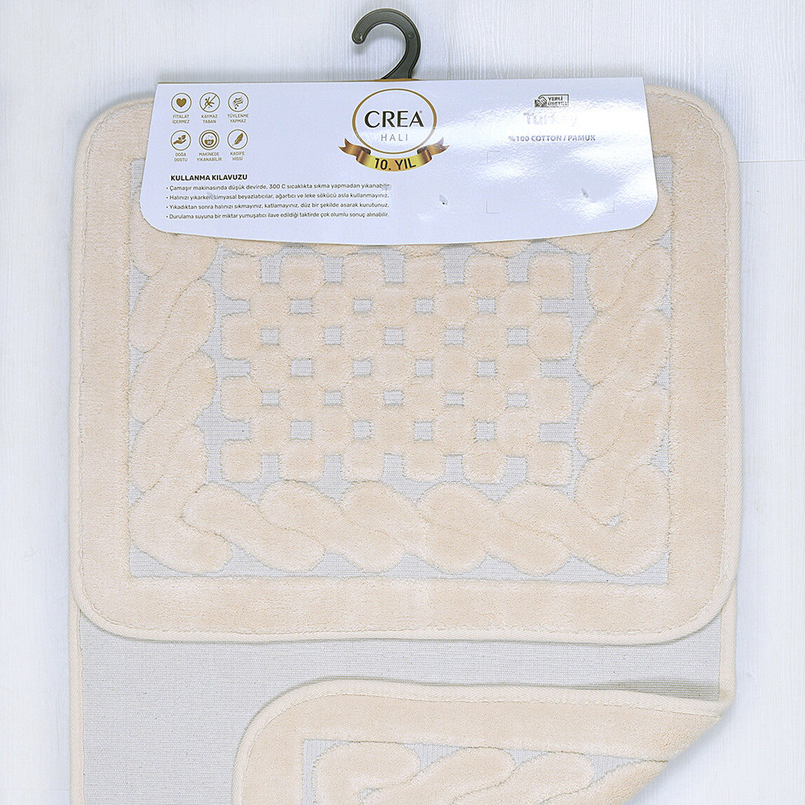    Crea Eylül Banyo Paspası 2’li 3340 