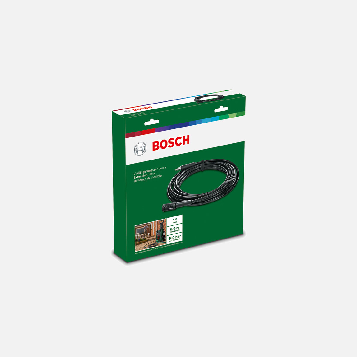    Bosch Yüksek Basınçlı Uzatma Hortumu 6 metre 160 Bar 