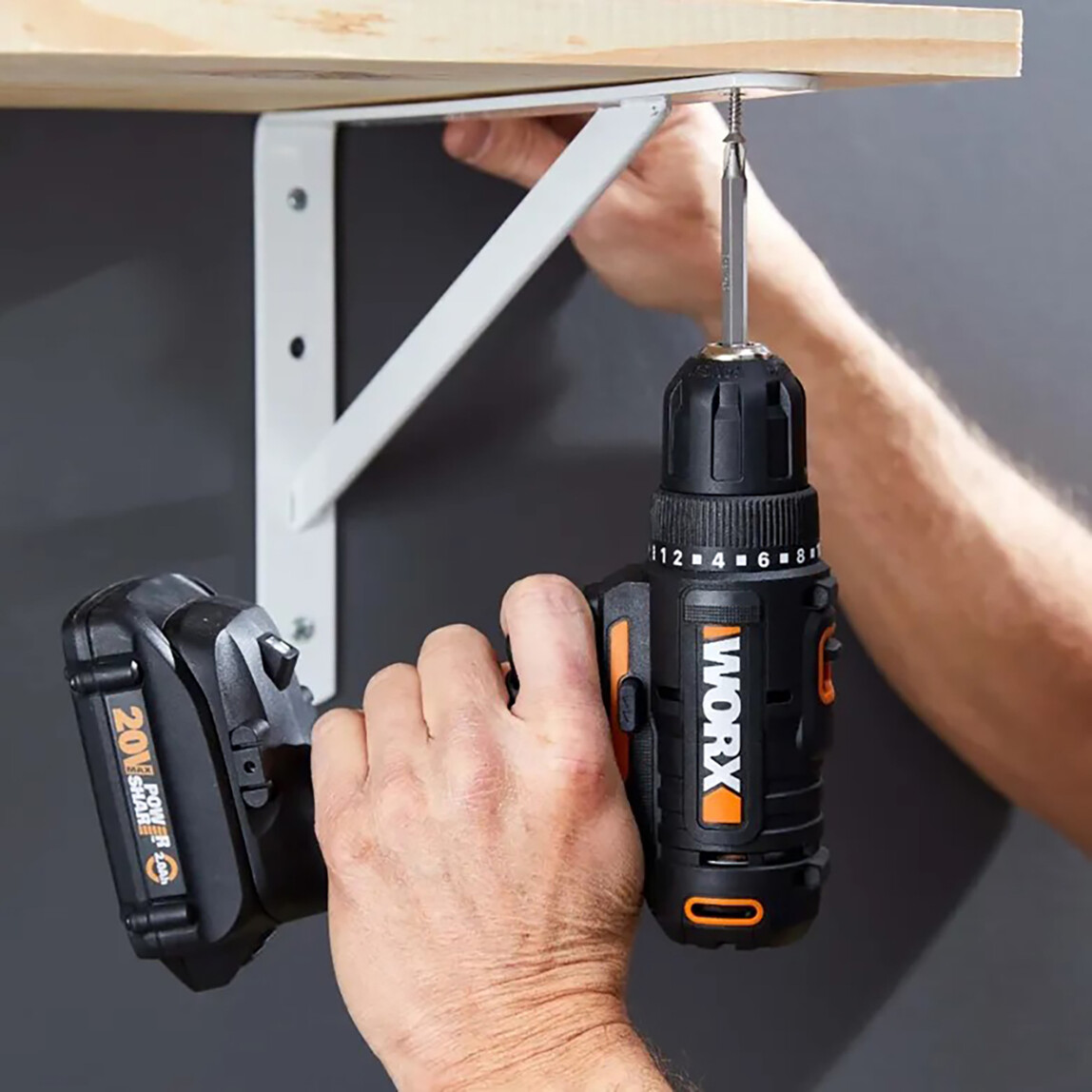    Worx WX100 20 Volt 2.0Ah Li-ion Tek Akülü Profesyonel Şarjlı Matkap  