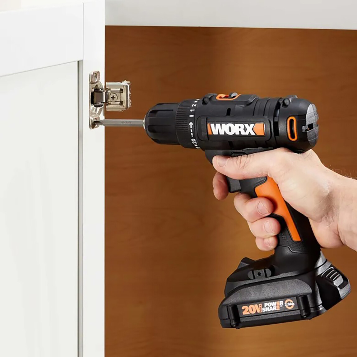    Worx WX100 20 Volt 2.0Ah Li-ion Tek Akülü Profesyonel Şarjlı Matkap  