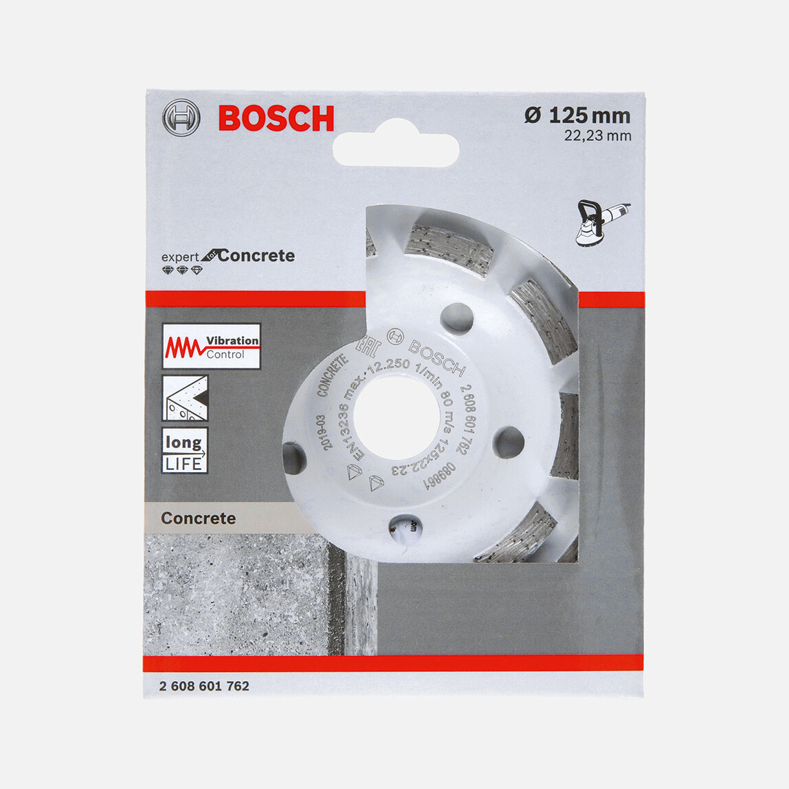    Bosch Expert Serisi Beton İçin Elmas Çanak Disk 125 mm 