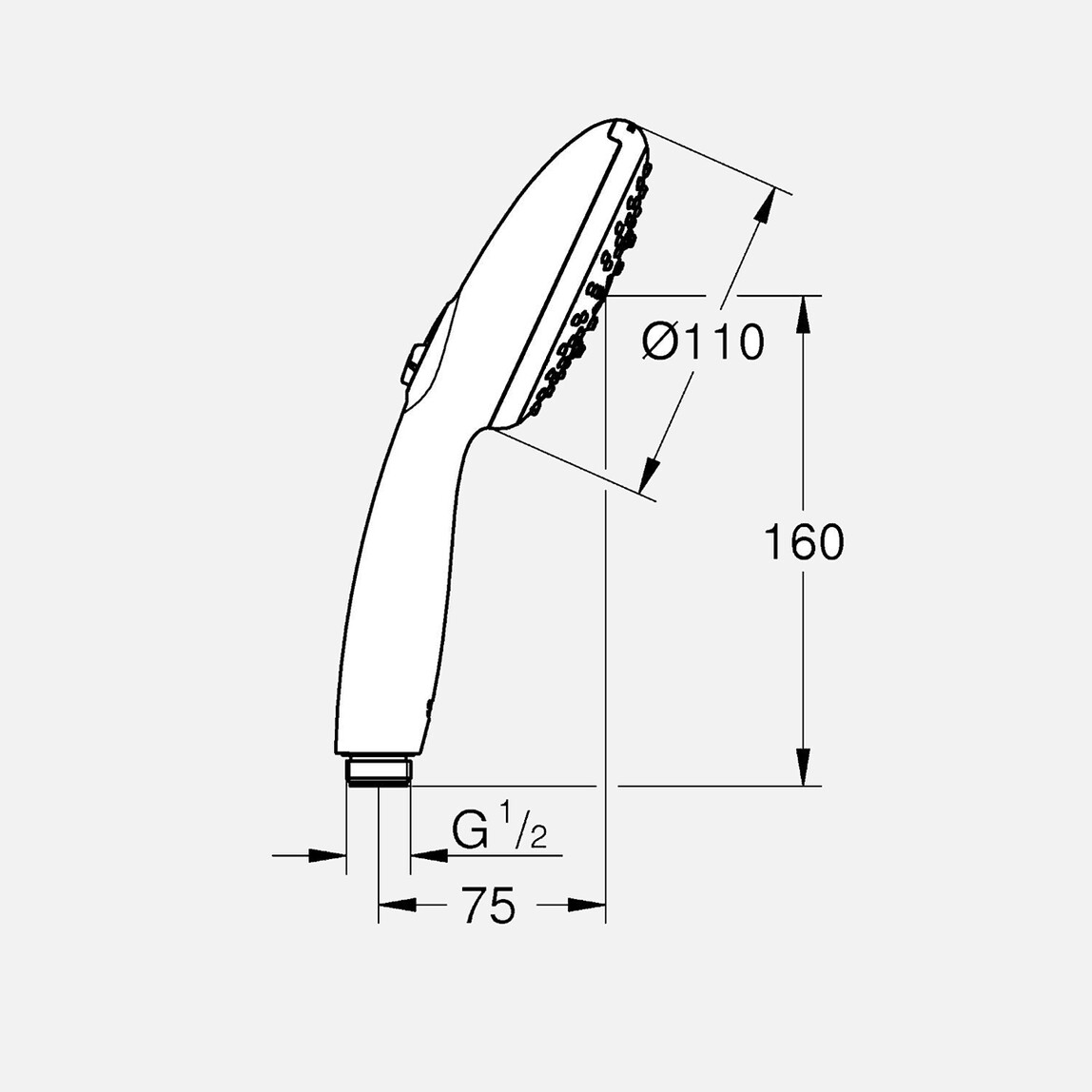    Grohe Vitalio Start 110 3 Fonksiyonlu El Duşu 