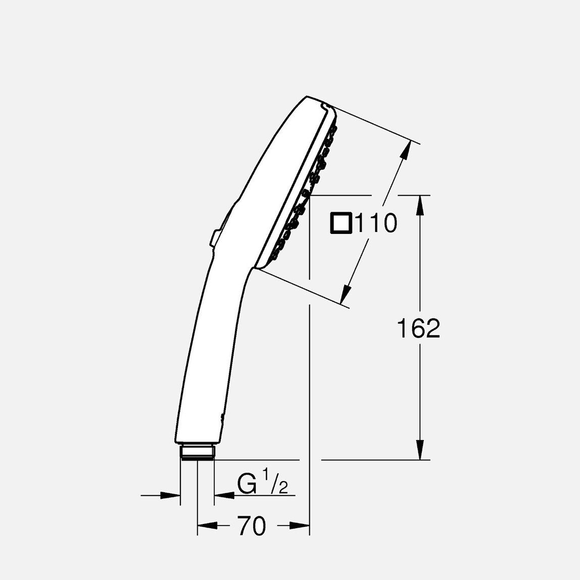    Grohe Vitalio Comfort 110 3 Fonksiyonlu El Duşu 