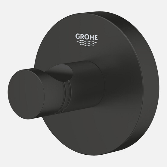 Grohe Start Siyah Bornoz Askısı