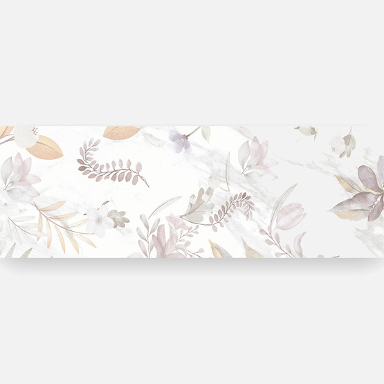 Ege Seramik Antartica Garden Dekor Karo Beyaz 33 x 99 cm 1 m2 