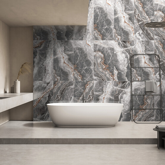 Ege Seramik Greyport Karo Mavi Parlak 60 x 120 cm 1,37 m2